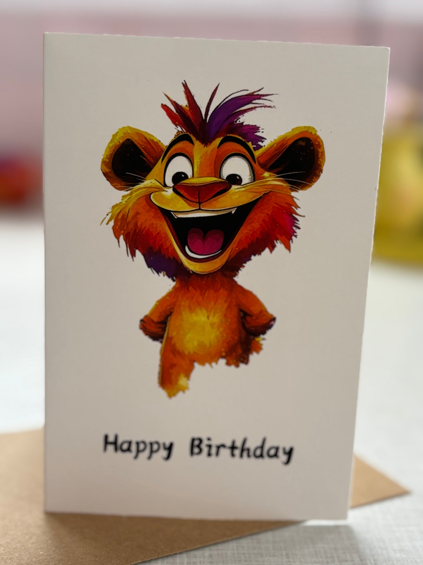 Greeting Card Tiger