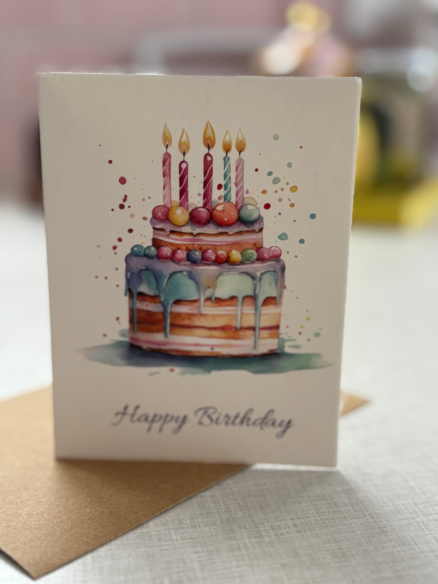Greeting Card Cake 1