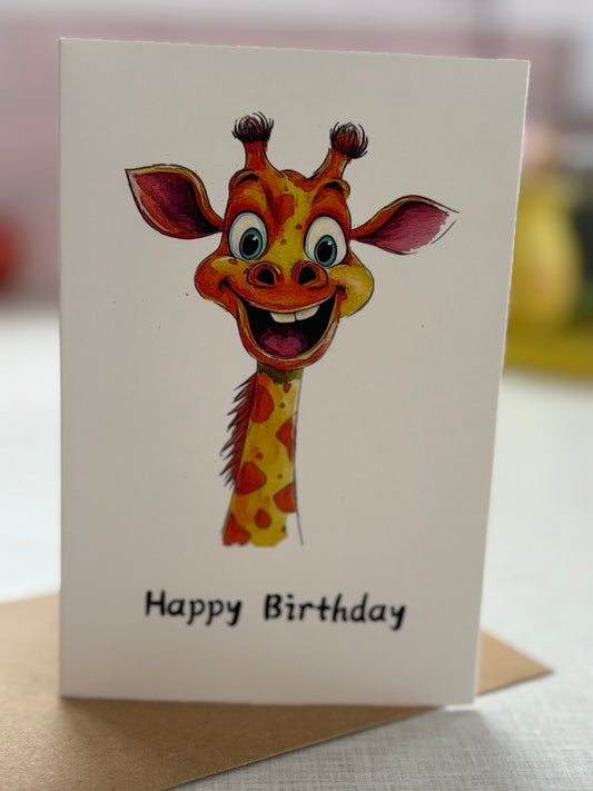 Greeting Card Giraffe