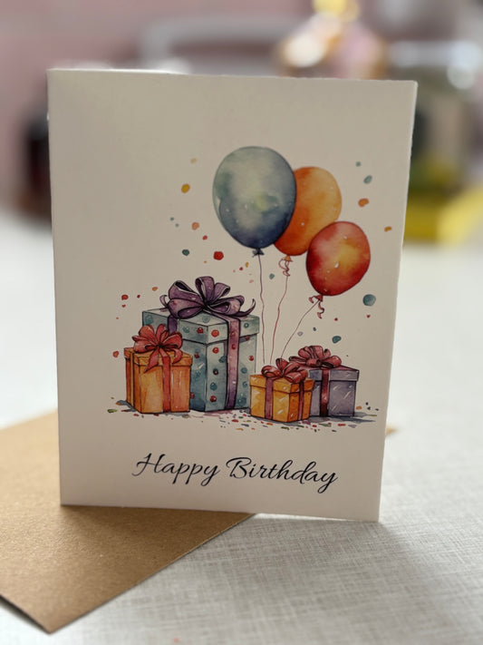 Greeting Card Balloons